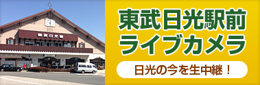 東武日光駅前ライブカメラ　日光の今を生中継！